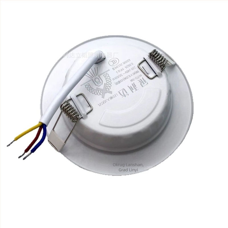 LED stropno svjetlo - Silver Lida, ugrađeno downlight, plosnati panel za dnevni boravak