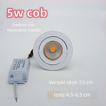 2026 LED mini usmjereno svjetlo s efektom zvjezdanog neba za dnevni boravak i spavaću sobu, COB stropno svjetlo, protiv odsjaja, za vitrinue i ormariće, Godina konja