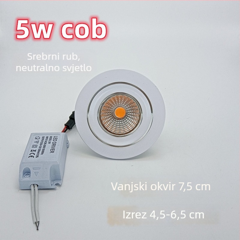 2026 LED mini usmjereno svjetlo s efektom zvjezdanog neba za dnevni boravak i spavaću sobu, COB stropno svjetlo, protiv odsjaja, za vitrinue i ormariće, Godina konja