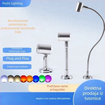 LED mini reflektor s USB napajanjem od 5V za police, vitrine i akvarije