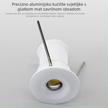 Prilagodljiv mikro LED spot rasvjet, 12V, 15mm, 1W, pozadina zvjezdano neba na zidu i plafonu