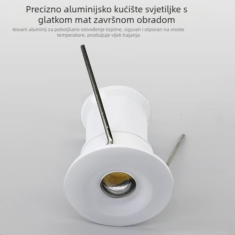 Prilagodljiv mikro LED spot rasvjet, 12V, 15mm, 1W, pozadina zvjezdano neba na zidu i plafonu