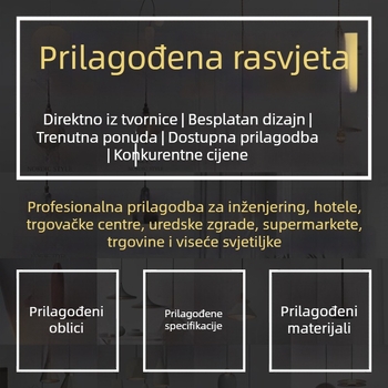 Downlighti, spotovi, panel svjetla, ugrađena stropna svjetla, serija za površinsku montažu