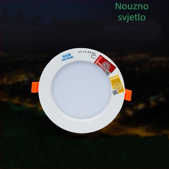 LED downlight za nuždu s detekcijom zvuka i svjetla, ugrađeni senzor pokreta