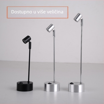 LED reflektor za vitrinu, baterijsko napajanje, bežično nužno svjetlo, stubni LED reflektor za zlatni nakit i žad