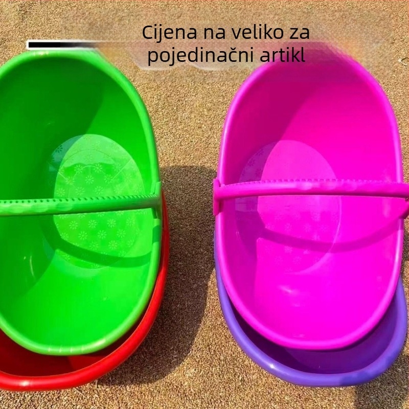 Ručni poljoprivredni koš za raspršivanje gnojiva, veliki koš za branje povrća i voća, debeli plastični odvodni koš za kućnu upotrebu