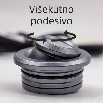 Ugradbeni LED reflektor niskonaponski DC12/24V s prilagodljivim kutovima za hodnike i dnevne sobe
