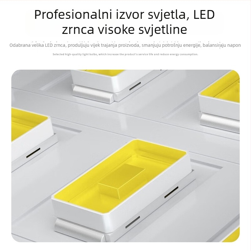 Ugrađena LED rasvjeta za ormariće s prilagodljivim kutom, antirefleksna, niskonaponska skrivena magnetska kružna LED svjetla za vinske ormariće i garderobu