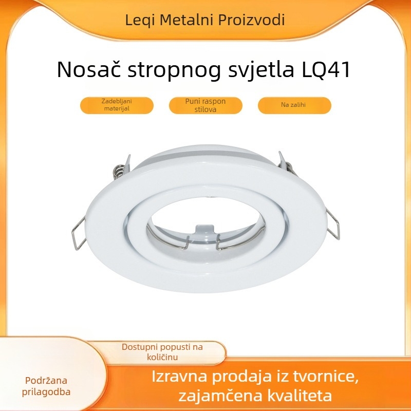 Kružni LED ugrađeni downlight s tri boje svjetla i punim spektrom, za dnevni boravak