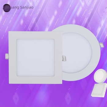 LED tanak anti-fog downlight, liveni kvadratni panel svjetlo, okruglo stropno svjetlo s bijelim premazom