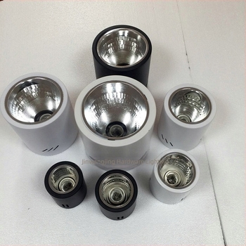 Tradicionalni površinski LED downlight s E27 utičnicom — veličine 3,5in, 4in, 5in, 6in, 8in; bez bušenja otvora; s visećim kabelom