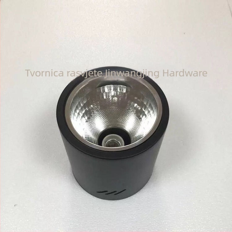 Tradicionalni površinski LED downlight s E27 utičnicom — veličine 3,5in, 4in, 5in, 6in, 8in; bez bušenja otvora; s visećim kabelom