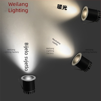 LED mini ugrađeni COB spot rasvjeta, anti-glare, stropno svjetlo s efektom zvjezdanim neba za vinsku ormarić