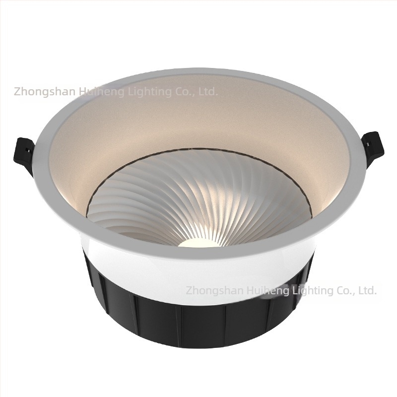 Fu ke antirefleksijsko ugrađeni stropni svjetlosni element za trgovine, ugrađena rasvjeta za dnevni boravak i spavaću sobu, downlight 11–15W, 4000K, CRI ≥90, aluminijsko kućište, otvori 75/95/150/200 mm