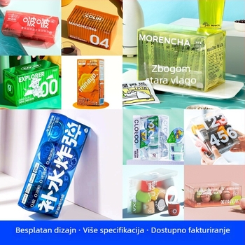 Prilagodljiva prozirna PVC kutija za pakiranje s otiskom, mat PP sklopiva kutija i PET plastična kutija