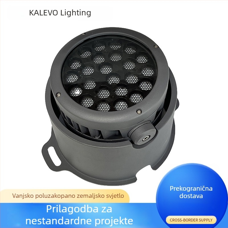 Vanjska LED lampa zakopana s podesivim kutem, poluzemna ugradnja za parkove i osvjetljenje stabala