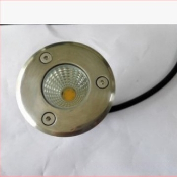 Podzemna LED svjetiljka od 304 nehrđajućeg čelika, 65 mm prednja ploha, 12V LED, vodootporna za krajinski vrt