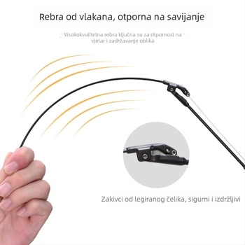 Prilagođeni reklamni kišobran s potpunom otiskom na vinilnoj tkanini, sklopivi sunčani kišobran, 8 rebara, ručno otvaranje zatvaranje, mogućnost otiska logotipa