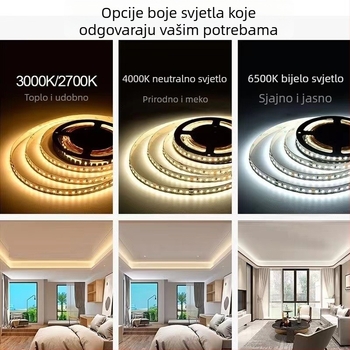 2835 prilagođena LED traka za ormariće i strop – aluminijski profil, linearno osvjetljenje