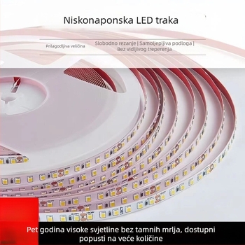 2835 prilagođena LED traka za ormariće i strop – aluminijski profil, linearno osvjetljenje