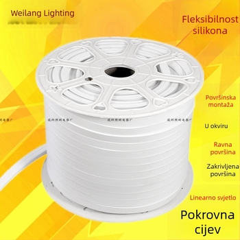 Vodootporan silikonski omotač za ravnu linear LED traku
