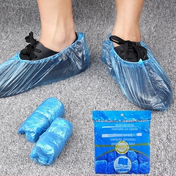 Jednokratne plastične navlake za cipele PE, debeli, vodootporni