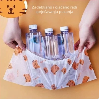 Kućne jednokratne navlake za cipele, debeli, od neprešanog materijala, s cartoon uzorkom, unutarnja upotreba, protuklizne, otporne na habanje, zaštita od prašine, za studente