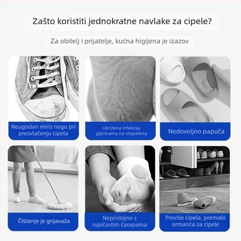 Debeli plastični navlaci za obuće, vodootporni, otporni na prašinu i pijesak, 100 komada, za kućnu upotrebu, otporni