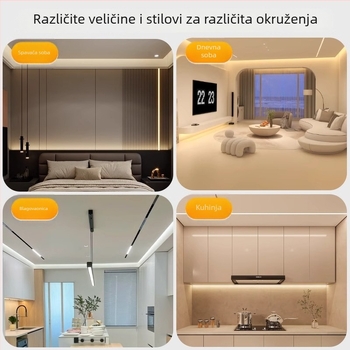 Izuzetno tanak LED trak, samoljepljiv, 12V/24V, 120 LED/m, čip 2835, bijela/topla/neutralna boja, unutarnje osvjetljenje, bez mogućnosti prigušivanja