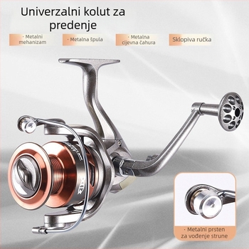Camano spinning kolut za morski ribolov – potpuno metalno kućište, glatko dugačko bacanje