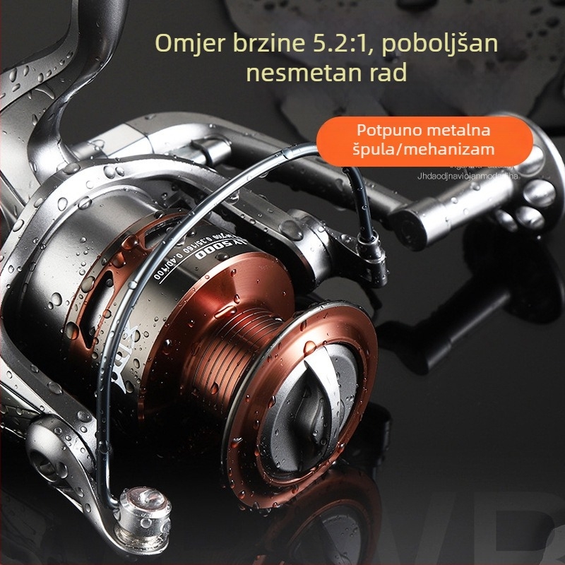 Camano spinning kolut za morski ribolov – potpuno metalno kućište, glatko dugačko bacanje