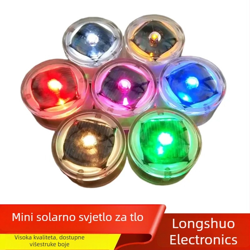 Solarne podzemne LED lampe za vanjsku uporabu, bežične, vodootporne, energetski učinkovite, sinkronizirane, mini solarne lampe za staze i vrt