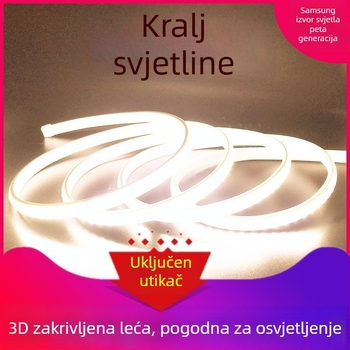 Dvostruka red LED traka 5630, bijela svjetlost za dnevni boravak, ultra svijetla, 180 LED dioda, vodootporna za vanjsku uporabu