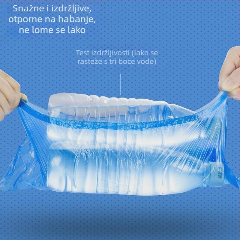 Jednokratne navlake za cipele za kućnu upotrebu, deblje, vodootporne, otporne na habanje, protuklizne, plastične navlake za stopala