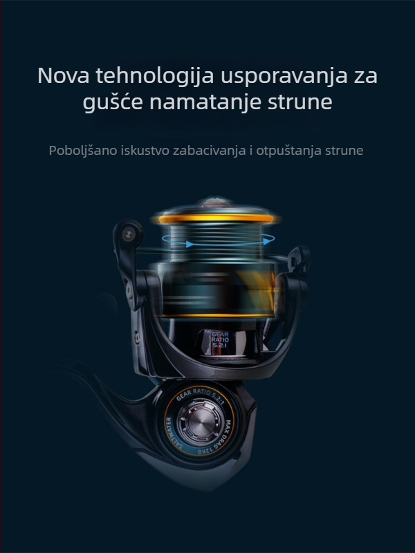 K-MAX serija – novi model spinning kolut za morski ribolov s plitkim kotutom