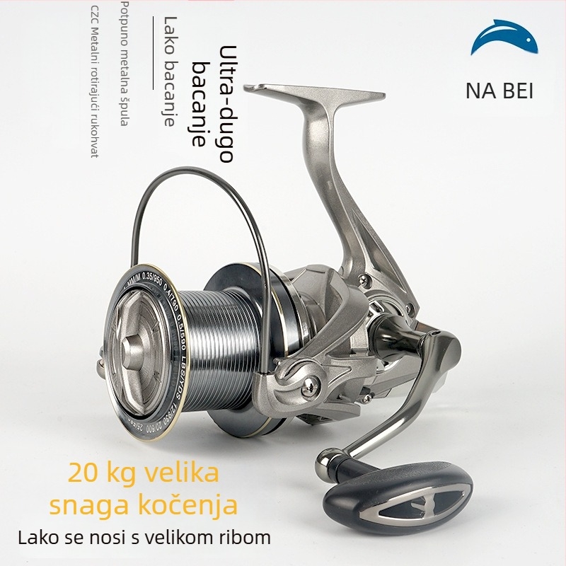 Nabei NGK daljinska spinning mulina, potpuno metalna konstrukcija, mikro spula, morski ribolov