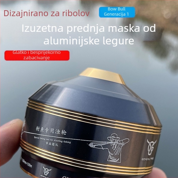 Metalni kolut za ribolov — set Mr. Eagle, glatka linija, bez zapetljavanja