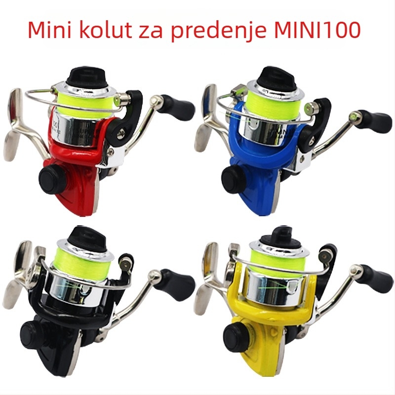 MN100 Mini Metalni Spinning Kolut Za Ribolov Na Ledu i Zimi
