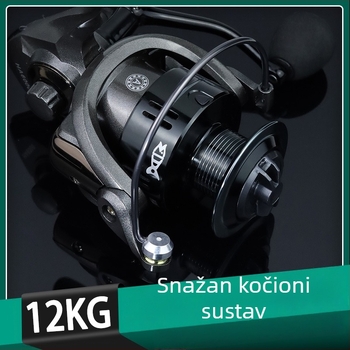 Camano potpuno metalna okretna rolna s velikom špulom za dalja bacanja