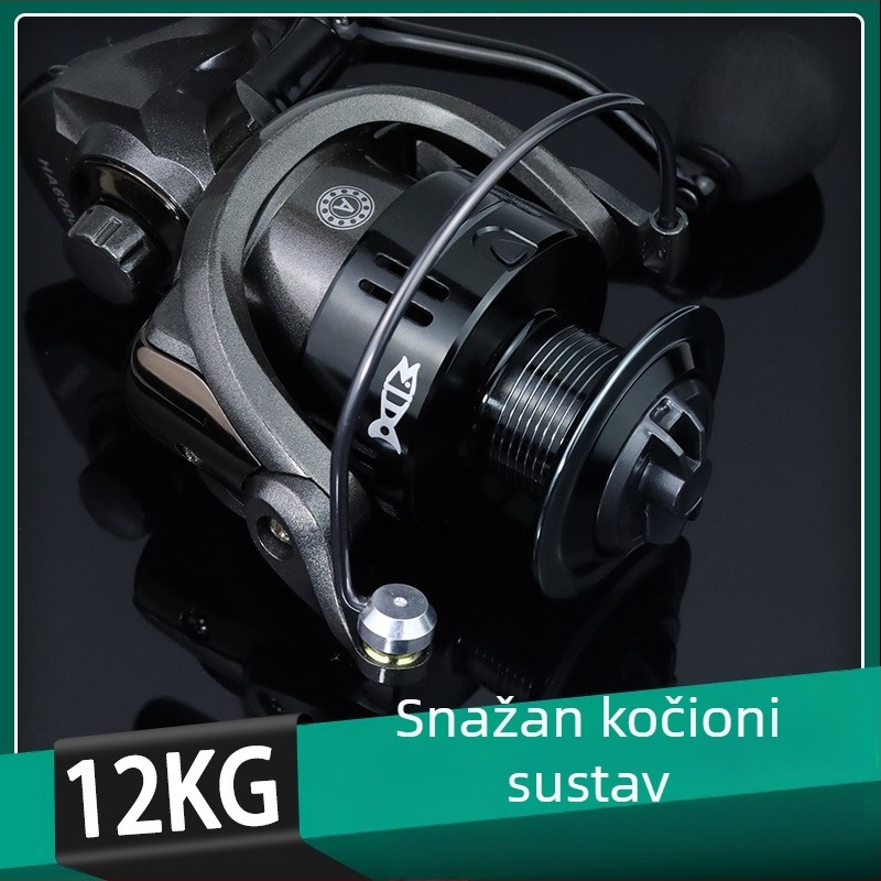 Camano potpuno metalna okretna rolna s velikom špulom za dalja bacanja