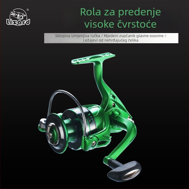 Komelon potpuno metalna mulineta za ribolov, za spinning