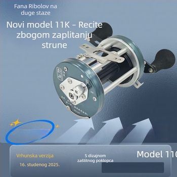 Fanna vidljivi ribolovni navijač s bubnjem 8000900011000130008K9K11K13K