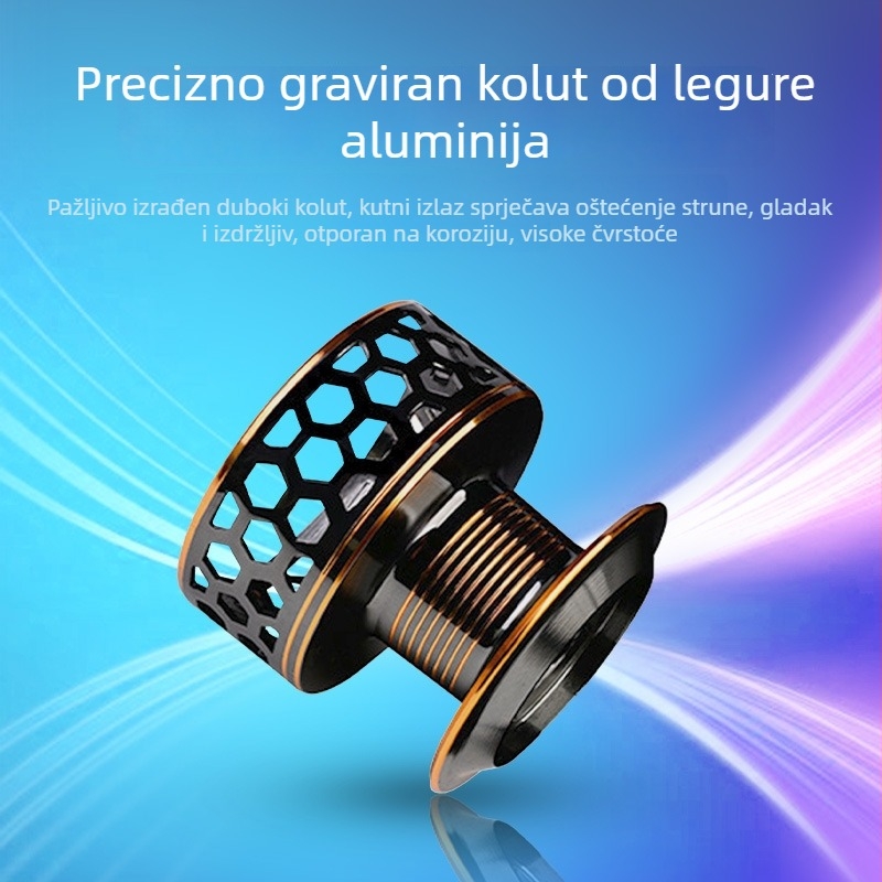 Nova metalna spinning mašina s metalnim kotutom za morski ribolov