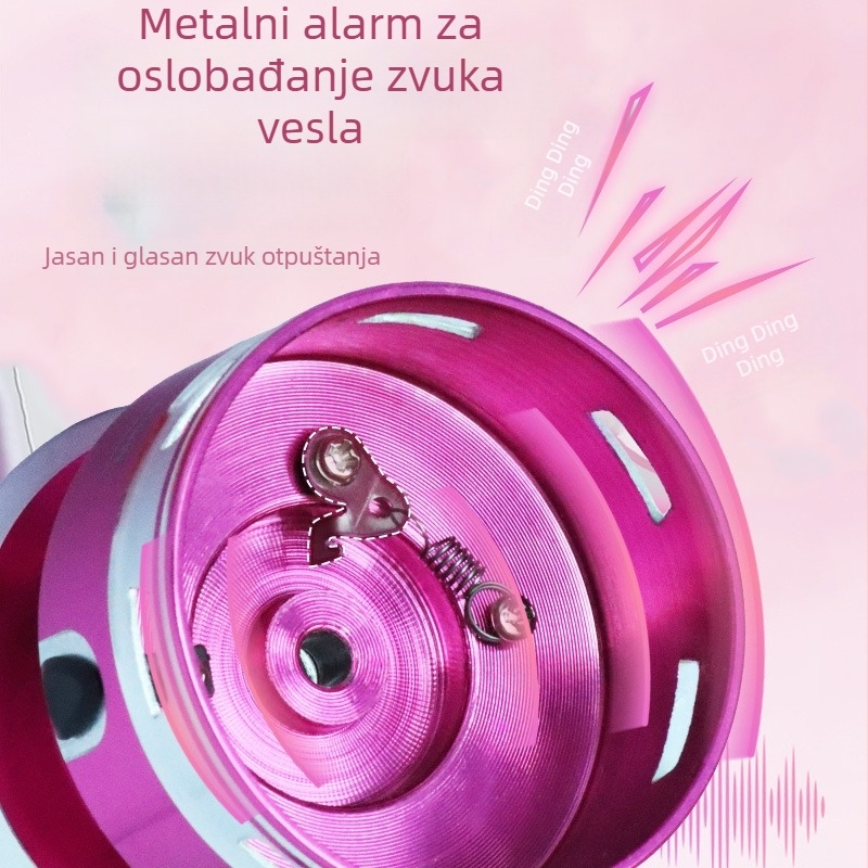 Qicheng Macaron spinning kolut za pecanje, dugi dometi bacanja, svestran, metalna špulna