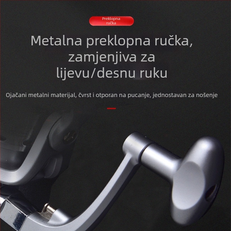 SHINOYA metalni mulinet za spinning, dug domet