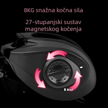 DEUKIO/Fun bubanj za ribolov – Water Drop stil, dugo bacanje, općenita namjena