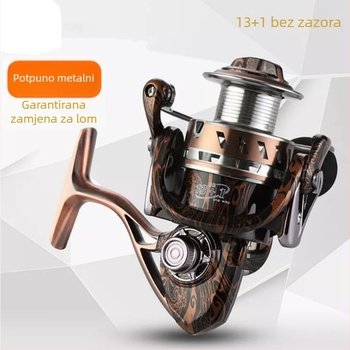 Handsome Dragon potpuno metalni spinning kolut za dugačak bacanje, za ribolov na stijenama i morski ribolov