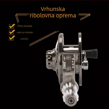 Potpuno metalna mulineta za ribolov s prilagodljivim unutarnjim usmjeravanjem linije