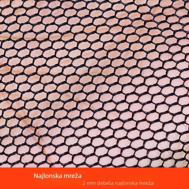 Najlon mrežasta torba za ribe s ručkom, za ribolov u potoku, prijenosna