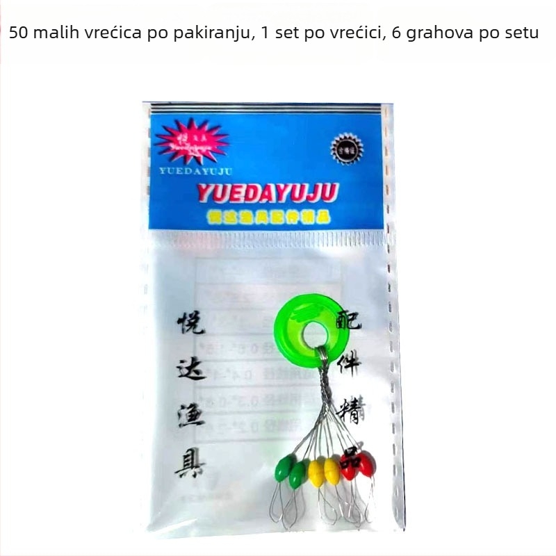 Šarene gumene space beans, cilindričnog oblika maslinaste boje, nježni uz ribarsku liniju, oprema za ribolov